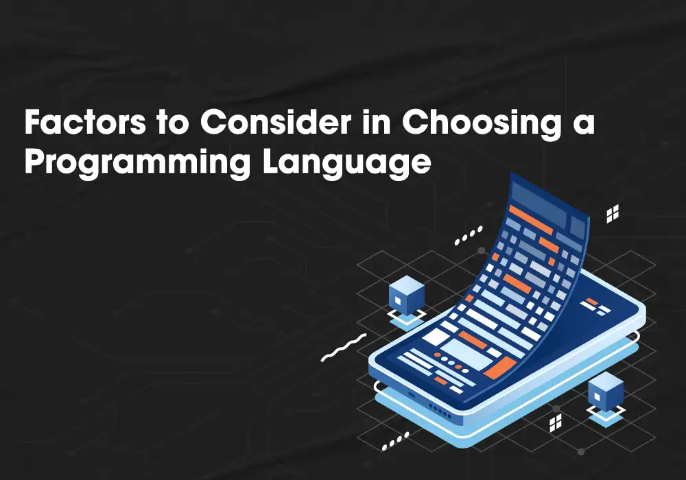 Factors to Consider in Choosing a Programming Language image